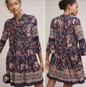 Anthr Floral Dress
